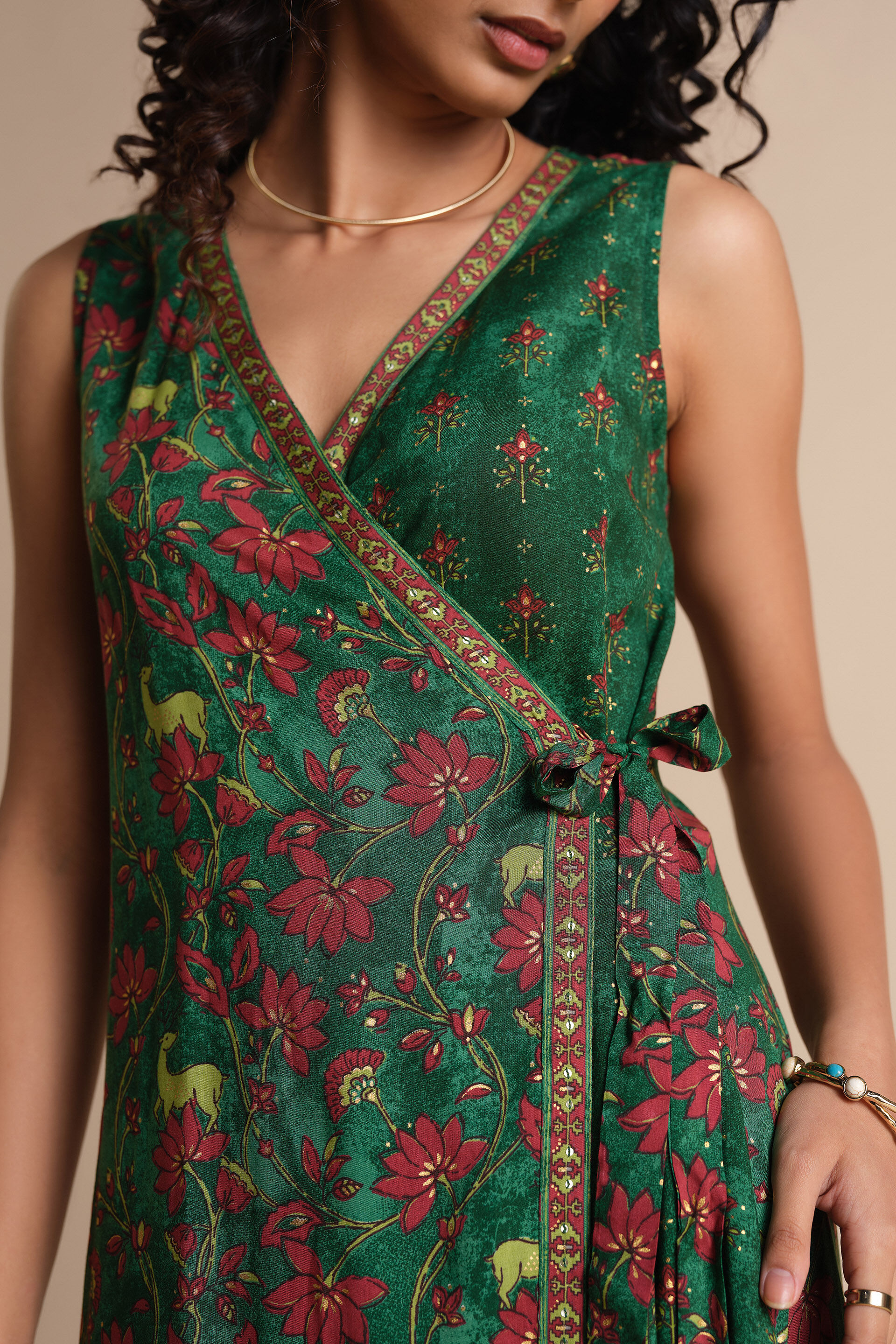 Bahar Kurta Set, Green, image 7